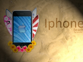 Iphone Beach Art