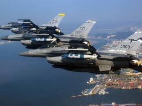 Air National Guard F 16 Fighting Falcons