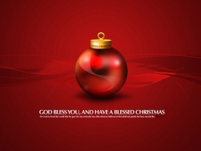 God Bless You Merry Chirstmas
