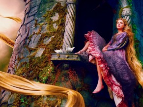 Taylor Swift as Rapunzel