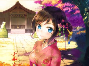 Kimono Anime Girl