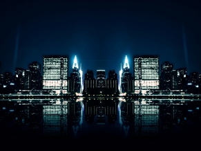 City Night Reflections