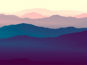 Purple Mountains Minimal 4K