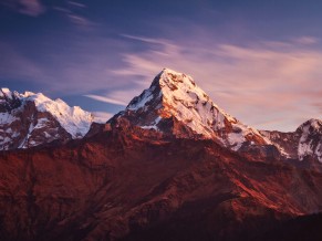 Annapurna Massif Mountains 4K