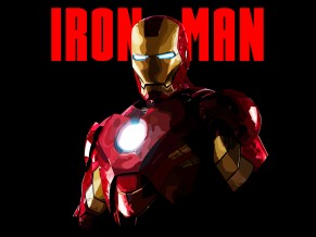 Iron Man Minimal Artwork 5K