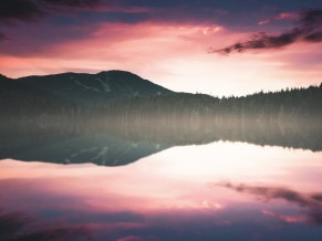 Sunset Lake Reflections 1