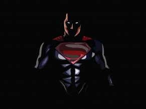 Superman Minimal Artwork 5K