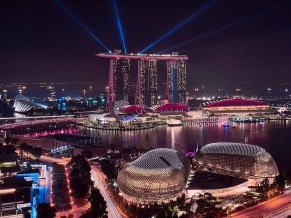 Marina Bay Ss Singapore Cityscape 4K 5K