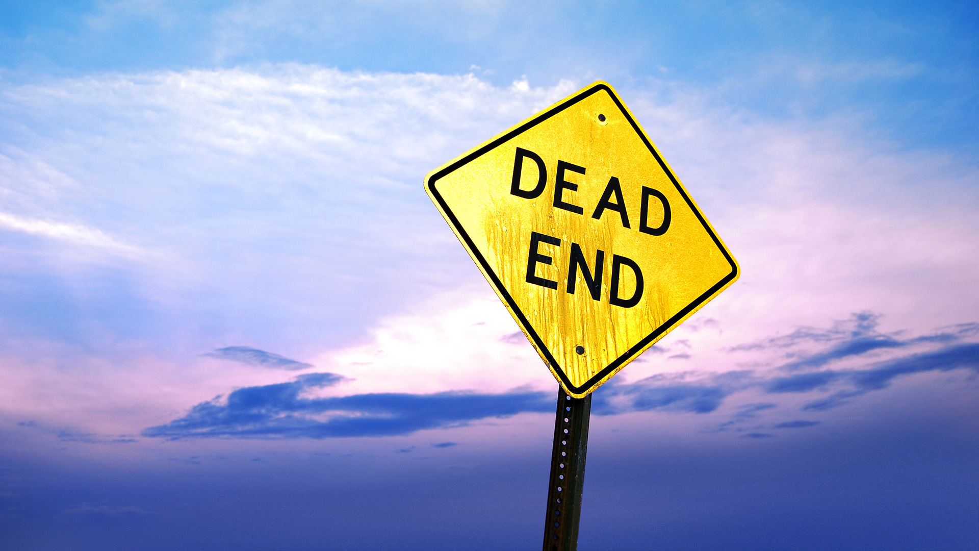 The End is Near Sign Motion Background - Storyblocks