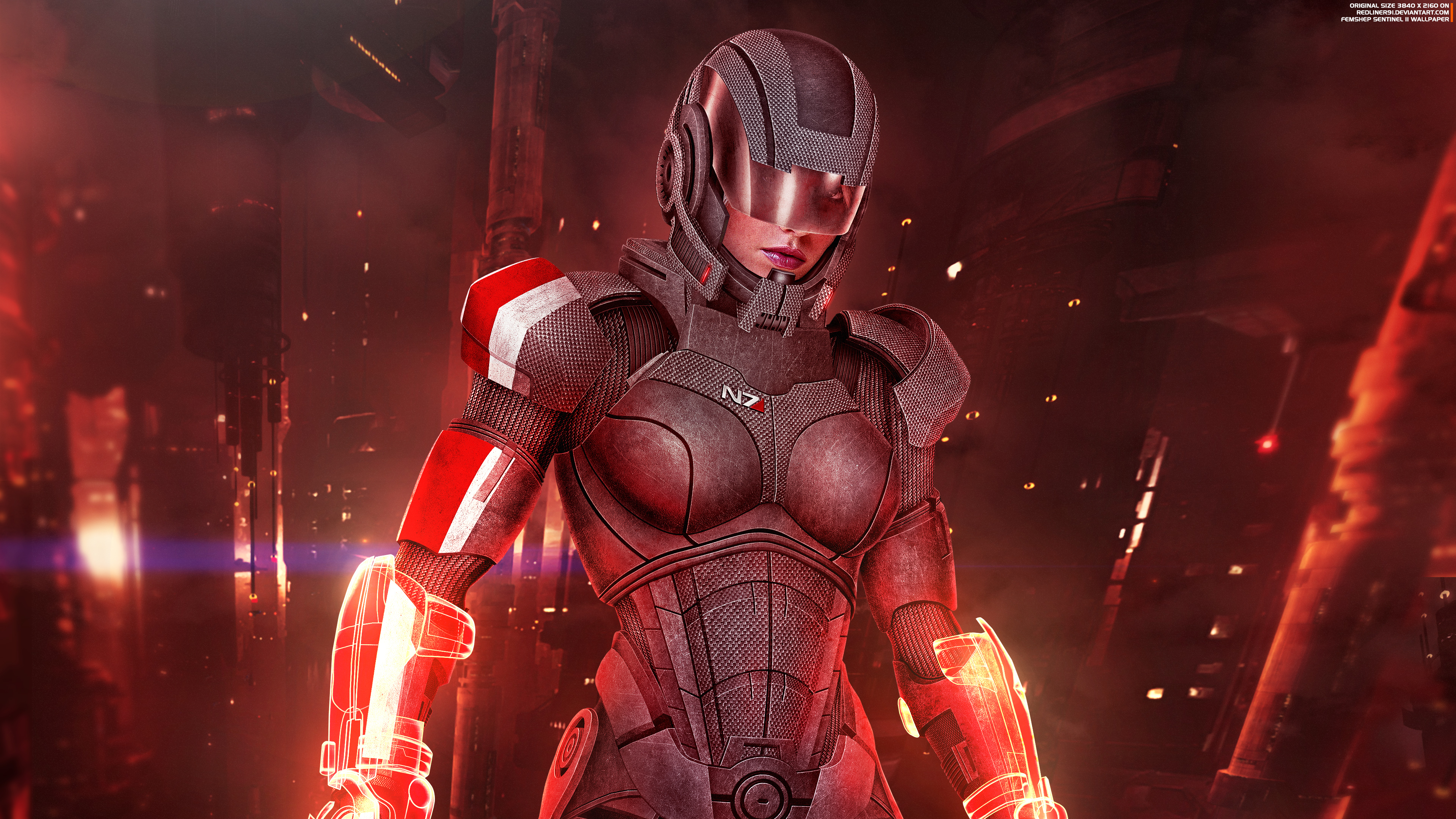 Female Shepard Mass Effect 4K Wallpapers Wallpapers HD