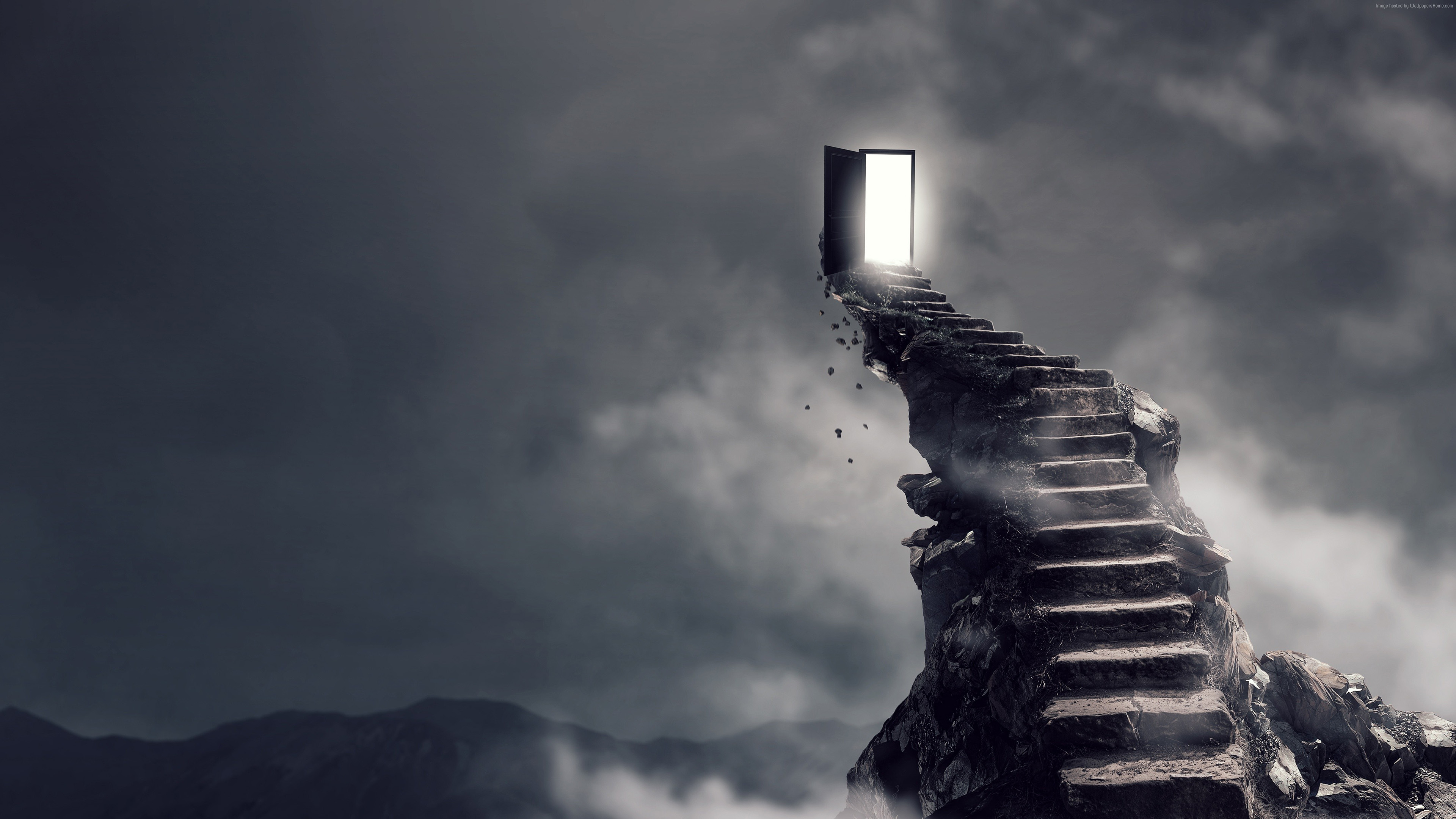 Surrealism Dark Hell Stairs 4K HD Wallpapers | Wallpapers HD