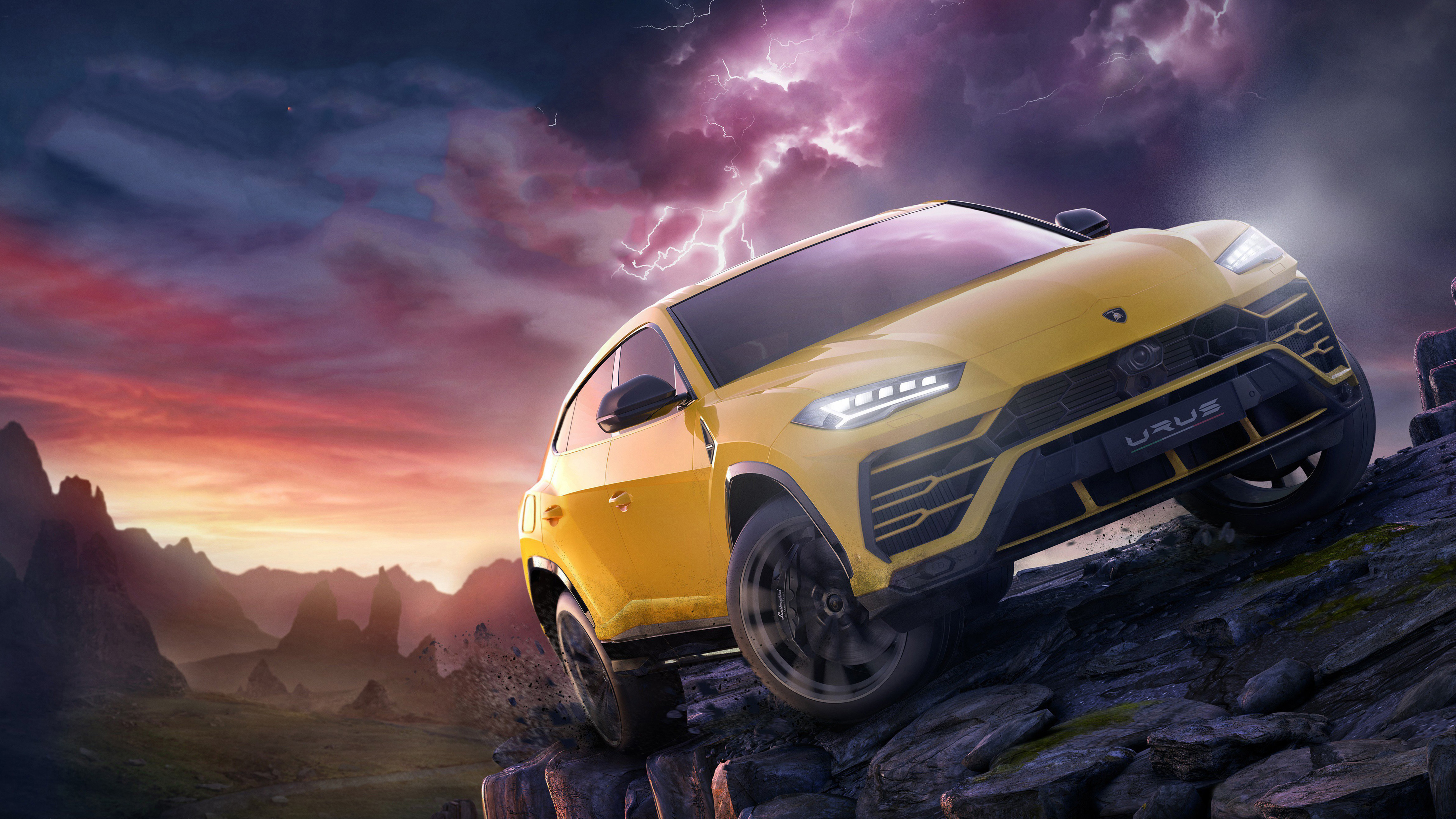 Lamborghini Urus in Forza Horizon 4 Fortune Isl 4K Wallpapers
