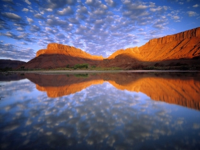 Buttermilk Clouds Colorado River