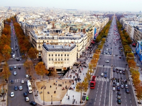 Champs Elysees Paris France