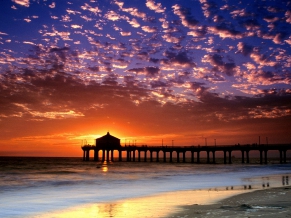 Colorful Sky Manhattan Beach