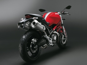 Ducati Monster 696 Red Rear