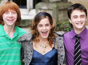 Emma with Harry Potter Crew