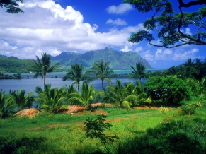 Kaneohe Fish Pond Hawaii