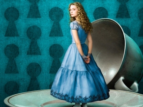 Mia Wasikowska Alice in Wonderl