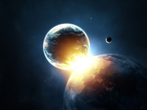 Planets Collide