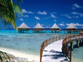 Walkway to Paradise French Polynesia