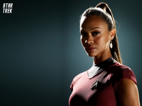 Zoe Saldana as Uhura in Star Trek