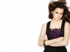 Emma Watson Plane White Background