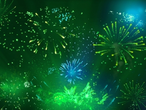 Green Fireworks 2