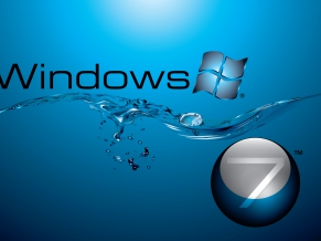 Windows 7 in Water Flow