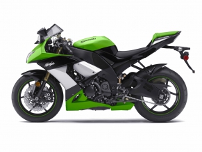 2009 Kawasaki Ninja ZX 10R Green