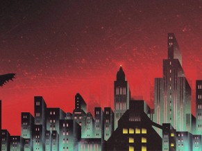Batman Gotham Skyline Artwork