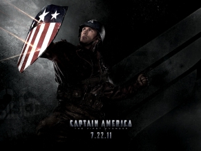 Chris Evans in Captain America 2011