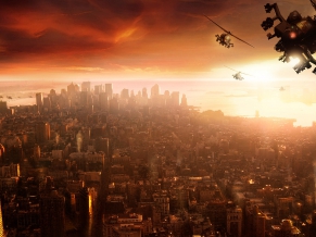 Fly Air Game Scene