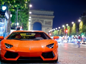 Lamborghini Aventador Night Shot