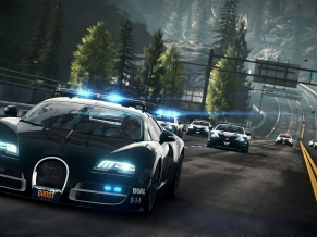 Need for Speed Rivals Bugatti Cop Car