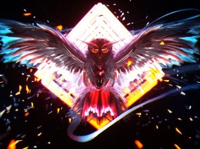 Owl Digital paint
