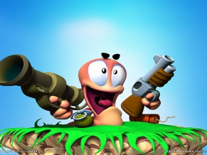 Worms Sega Blue Game
