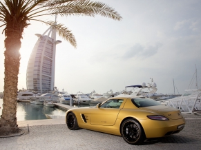 2010 Mercedes Benz SLS AMG Desert Gold 3