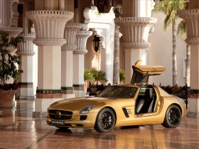 2010 Mercedes Benz SLS AMG Desert Gold 4