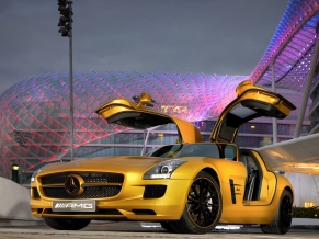 2010 Mercedes Benz SLS AMG Desert Gold 5