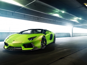 2014 Verde Ithaca Lamborghini Aventador V Roadster Vorsteiner