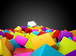 3D Colorful Squares