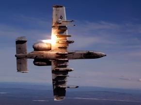 A 10 Thunderbolt II During Live Fire Training