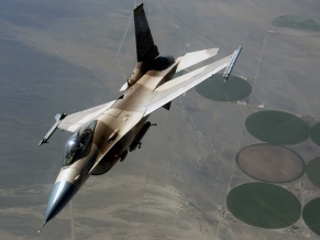 An F 16 Fighting Falcon During a Red Flag Exercise