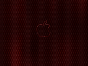Apple Dark Red Glow