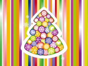 Christmas Tree Colorful