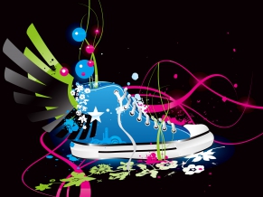 Colorful Vector Shoe HD