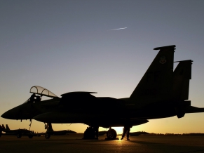 F 15 Eagle at Air Force Base