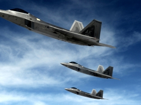 F 22 Raptors Stealth Fighters