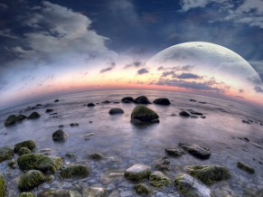 Fisheye Beach Dreamy World